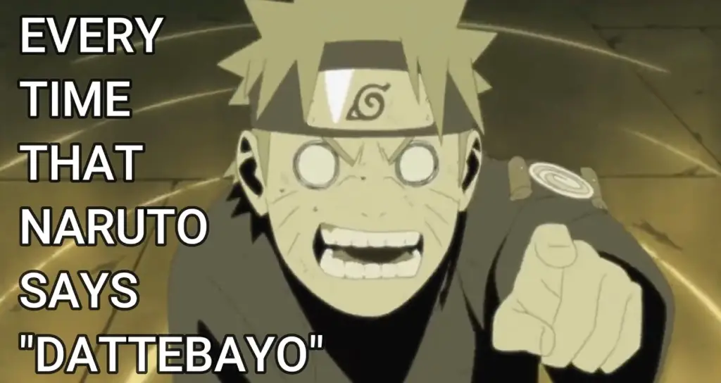 Why Does Naruto Say Dattebayo